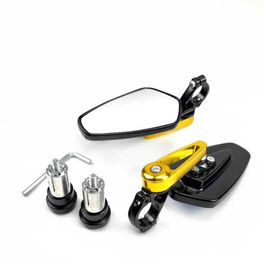 2x DIAMOND SHORT REARVIEW MIRRORS